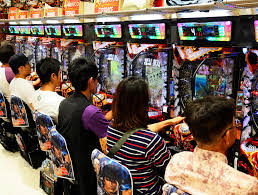 Shinjuku Cosmos Pachinko interior